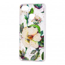 Чехол для Xiaomi Redmi 6 Flowers Confetti "шиповник"