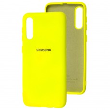 Чехол для Samsung Galaxy A50 / A50s / A30s Silicone Full желтый / flash