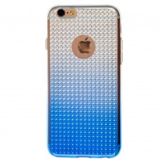 Чехол для iPhone 6 под яблоко градиент синий