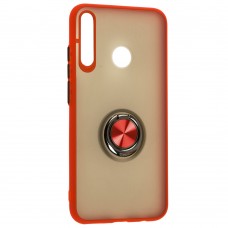 Чехол для Huawei P40 Lite E LikGus Maxshield Ring красный