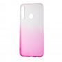 Чехол для Huawei P40 Lite E Gradient Design бело-розовый