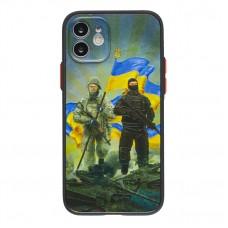Чохол для iPhone 12 WAVE Ukraine Shadow Matte to victory