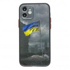 Чехол для iPhone 12 WAVE Ukraine Shadow Matte unbreakable