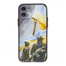 Чохол для iPhone 12 WAVE Ukraine Shadow Matte warriors of light