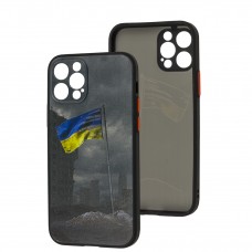 Чехол для iPhone 12 Pro WAVE Ukraine Shadow Matte unbreakable
