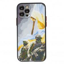 Чохол для iPhone 12 Pro WAVE Ukraine Shadow Matte warriors of light