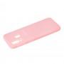 Чохол для Samsung Galaxy A40 (A405) Silicone cover рожевий