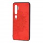 Чехол для Xiaomi Mi Note 10 Mandala 3D красный