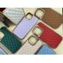 Чехол для iPhone 12 / 12 Pro Puloka leather case blue