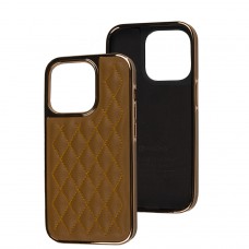 Чехол для iPhone 14 Pro Puloka leather case brown