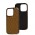 Чохол для iPhone 14 Pro Puloka leather case brown