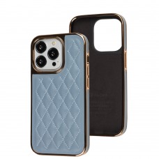 Чохол для iPhone 14 Pro Puloka leather case gray