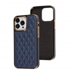 Чехол для iPhone 14 Pro Max Puloka leather case blue