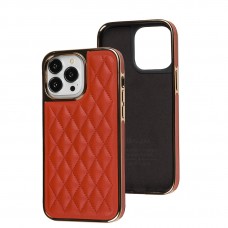 Чехол для iPhone 14 Pro Max Puloka leather case red