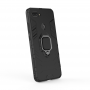 Чехол для Xiaomi Mi 8 Lite Transformer Ring ударопрочный с кольцом черный