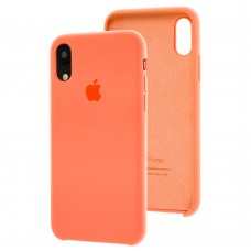Чехол silicone case для iPhone Xr фламинго