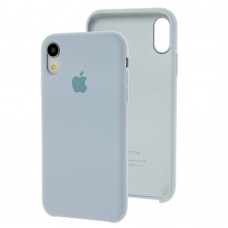 Чехол silicone case для iPhone Xr mist blue