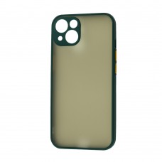 Чехол для iPhone 13 LikGus Totu camera protect оливковый