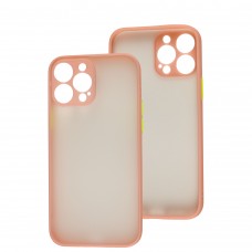 Чехол для iPhone 13 Pro Max LikGus Totu camera protect розовый