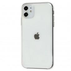 Чехол Silicone для iPhone 11 Premium case прозрачный