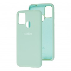 Чохол для Samsung Galaxy M31 (M315) Silicone Full блідо-бірюзовий