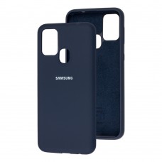 Чохол для Samsung Galaxy M31 (M315) Silicone Full темно-синій