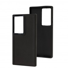 Чехол для Samsung Galaxy S24 Ultra Leather case classic black