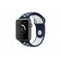 Ремінець для Apple Watch Sport Nike+ 38mm / 40mm midnight blue white (синій з білим)