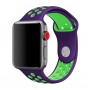 Ремінець для Apple Watch Sport Nike+ 38mm / 40mm фіолетово-зелений