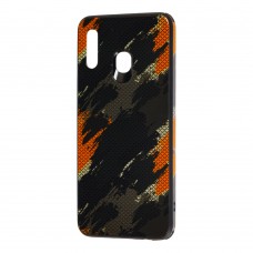 Чохол для Samsung Galaxy A20 / A30 glass print army