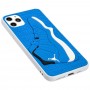 Чохол для iPhone 11 Pro Max Sneakers Brand jordan синій/білий