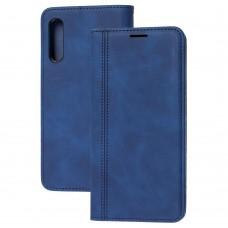 Чехол книжка для Samsung Galaxy A50 / A50s / A30s Business matte line синий