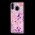 Чехол для Samsung Galaxy M20 (M205) Блестки вода розовый "розово-фиолетовые цветы"