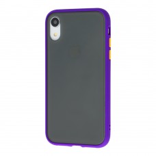 Чохол для iPhone Xr "LikGus Maxshield" фіолетовий