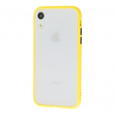 Чехол для iPhone Xr  "LikGus Maxshield" желтый