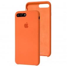 Чехол Silicone для iPhone 7 Plus / 8 Plus case apricot