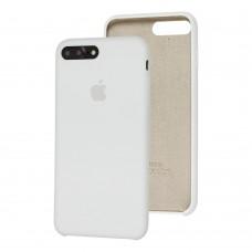 Чехол Silicone для iPhone 7 Plus / 8 Plus Premium case white