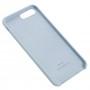 Чохол Silicone для iPhone 7 Plus / 8 Plus case gray blue