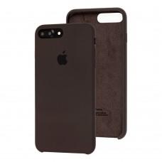 Чехол Silicone для iPhone 7 Plus / 8 Plus Premium case cocoa