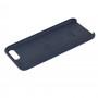 Чехол Silicone для iPhone 7 Plus / 8 Plus case midnight blue