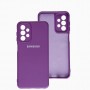 Чохол для Samsung Galaxy A13 (A135) Silicone Full camera purple