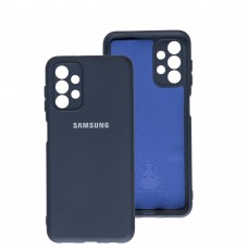 Чехол для Samsung Galaxy A13 (A135) Silicone Full camera синий / midnight blue