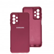 Чохол для Samsung Galaxy A23 Silicone Full camera marsala