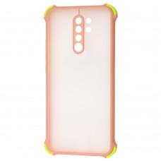Чохол для Xiaomi Redmi 9 LikGus Totu corner protection рожевий