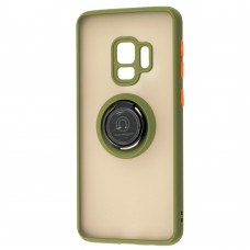 Чехол для Samsung Galaxy S9 (G960) LikGus Edging Ring зеленый 
