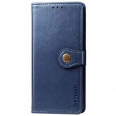 Чехол книжка для Xiaomi Redmi Note 9 Getman gallant синий