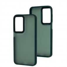 Чохол для Samsung Galaxy M35 (M356) Wave Matte Color forest green