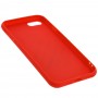 Чехол для iPhone 7 / 8 off-white leather красный