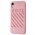 Чехол для iPhone Xr off-white leather розовый