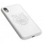 Чохол для iPhone Xr Kenzo leather білий